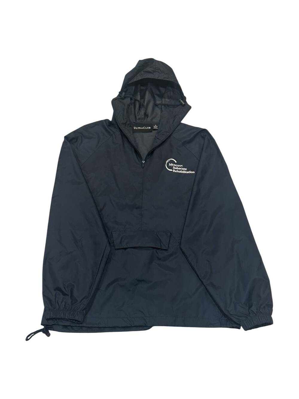 UltraClub Meridian Subacute Rehabilitation Embroidered Anorak Windbreaker